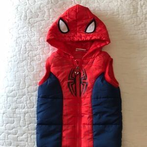 Spider-Man puffer jacket vest